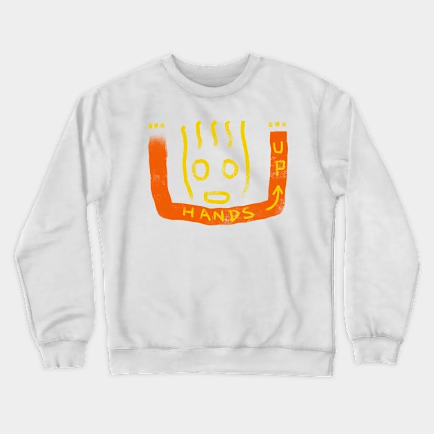 face Crewneck Sweatshirt by Angel Rivas